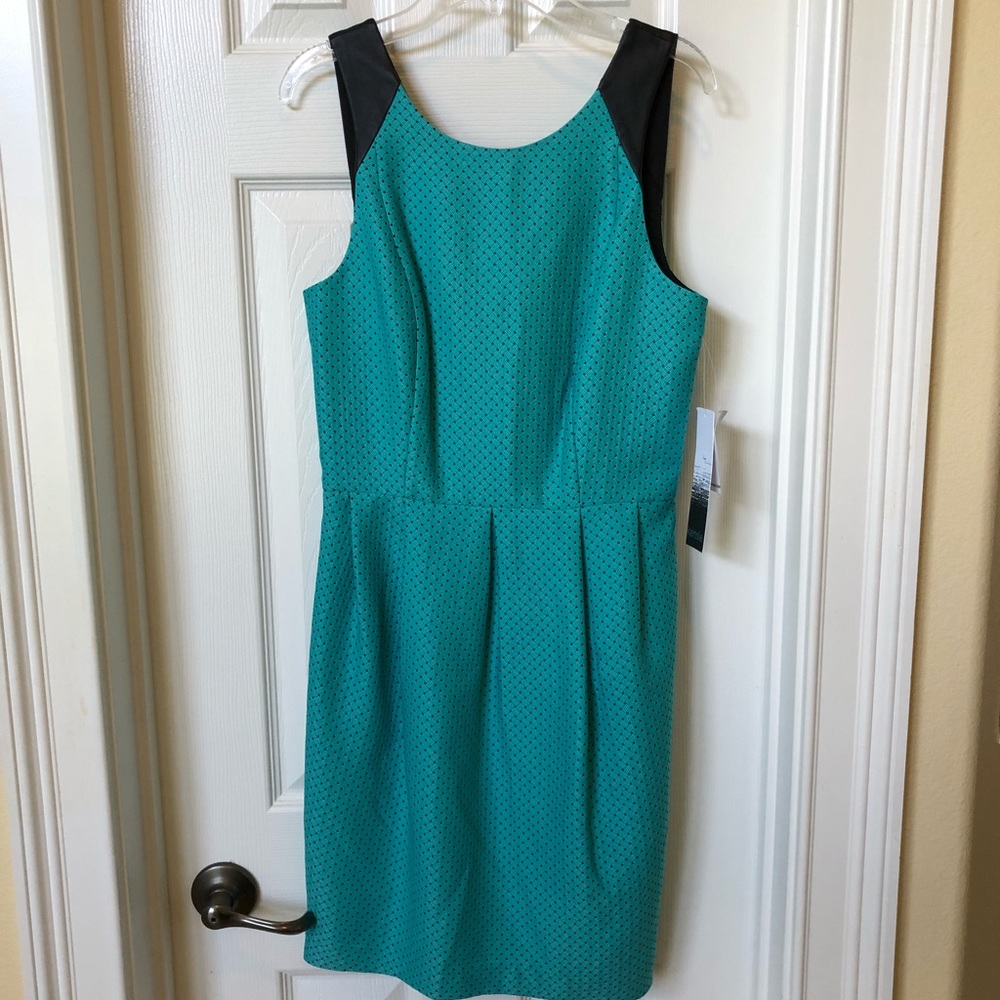 Kenzie turquoise and black short dress